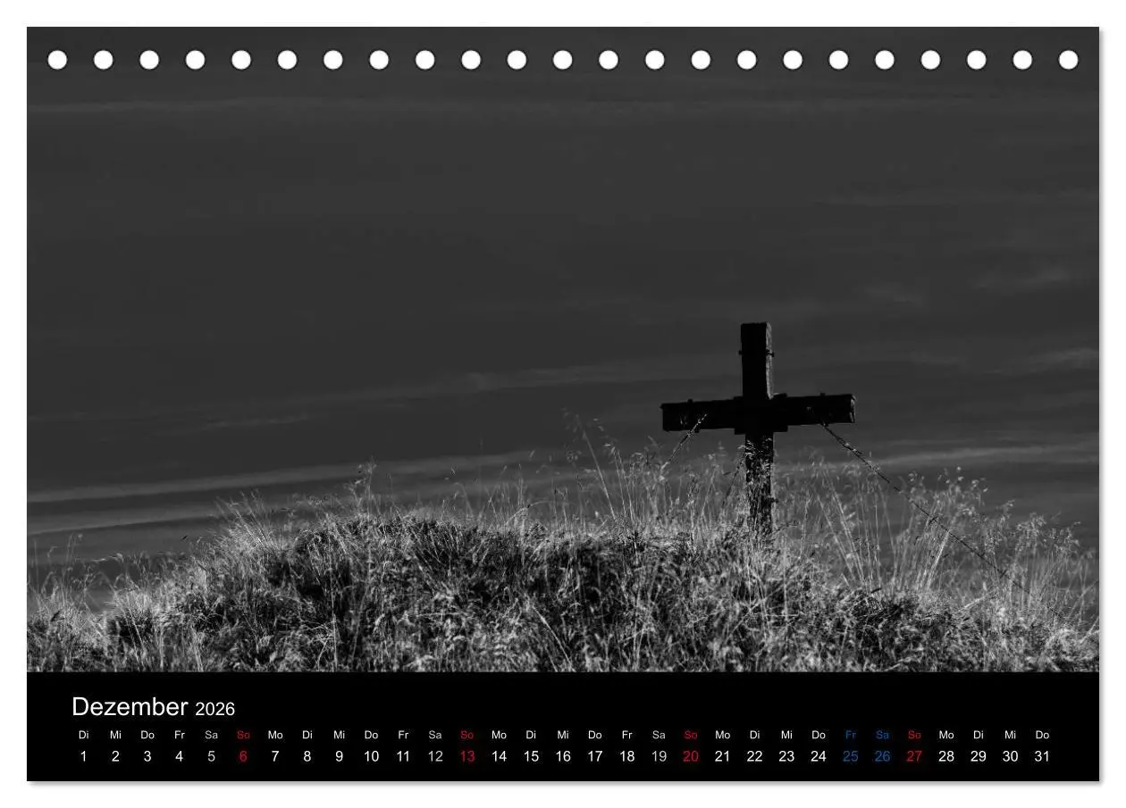 Bild: 9783516097801 | BERGE IN SCHWARZ WEISS (Tischkalender 2026 DIN A5 quer), CALVENDO...