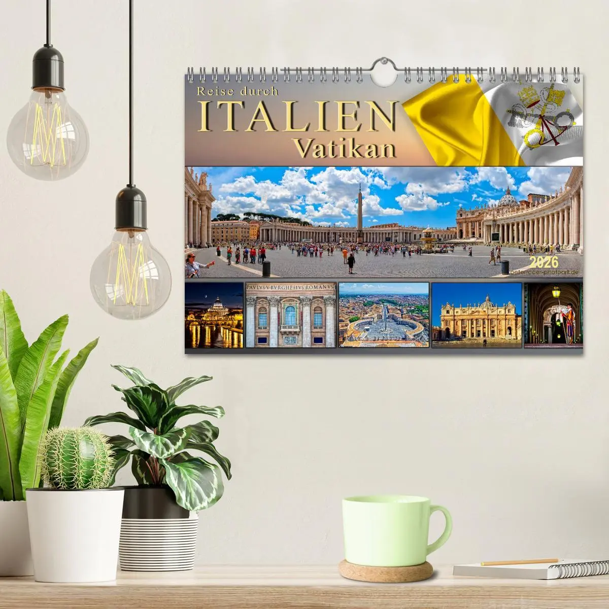 Bild: 9783516237801 | Reise durch Italien Vatikan (Wandkalender 2026 DIN A4 quer),...