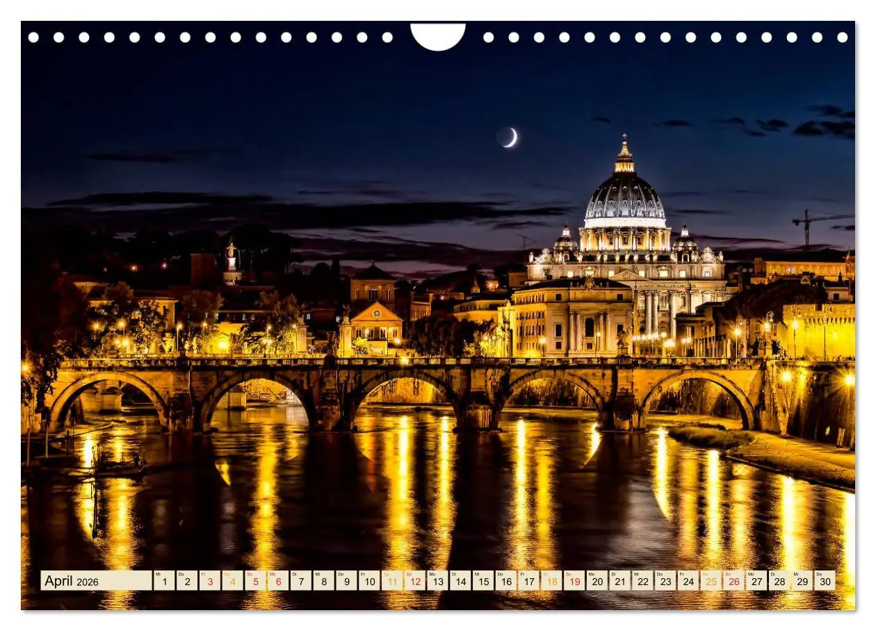 Bild: 9783516237801 | Reise durch Italien Vatikan (Wandkalender 2026 DIN A4 quer),...