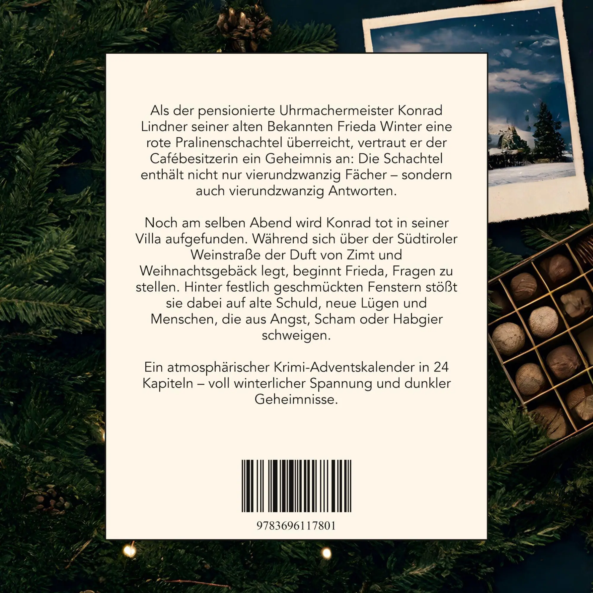 Rückseite: 9783696117801 | Mord an der Südtiroler Weinstraße | Charlotte Peters | Taschenbuch
