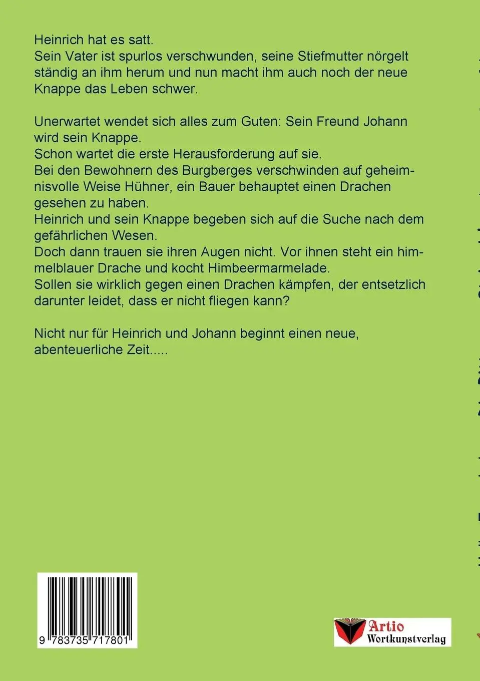 Rückseite: 9783735717801 | Die Ritter von Steinreich | Abenteuer am Bärenfelsen | Haike Espenhain