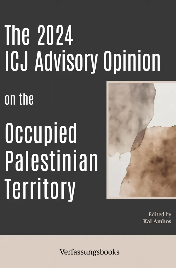 Cover: 9783819037801 | The 2024 ICJ Advisory Opinion on the Occupied Palestinian Territory