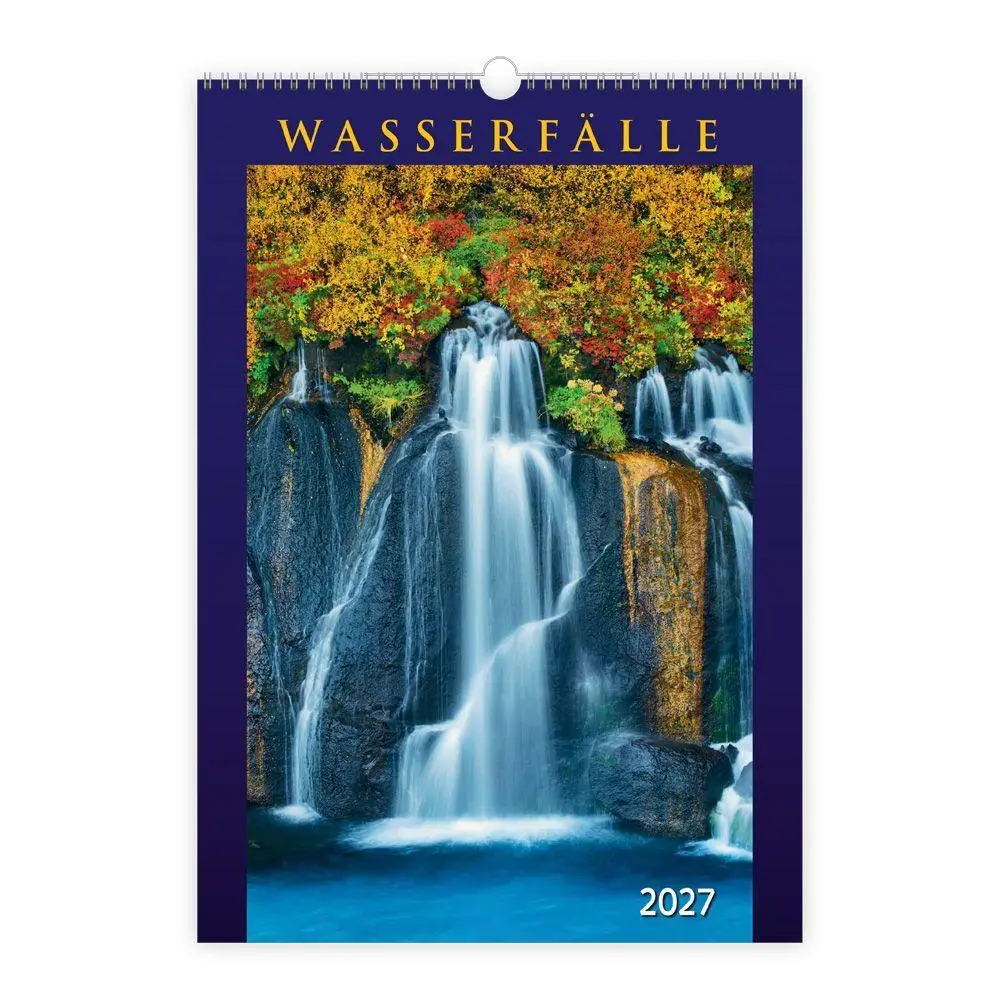 TRÖTSCH - Wandkalender Wasserfälle 2027
