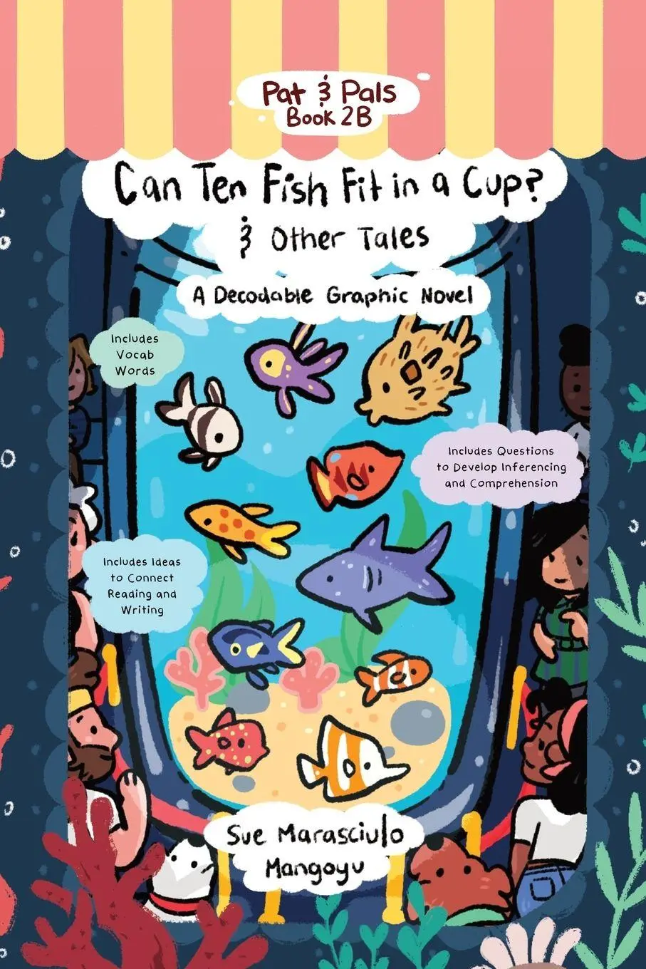 Cover: 9798994697801 | Can Ten Fish Fit in a Cup? | A Decodable Graphic Novel | Marasciulo