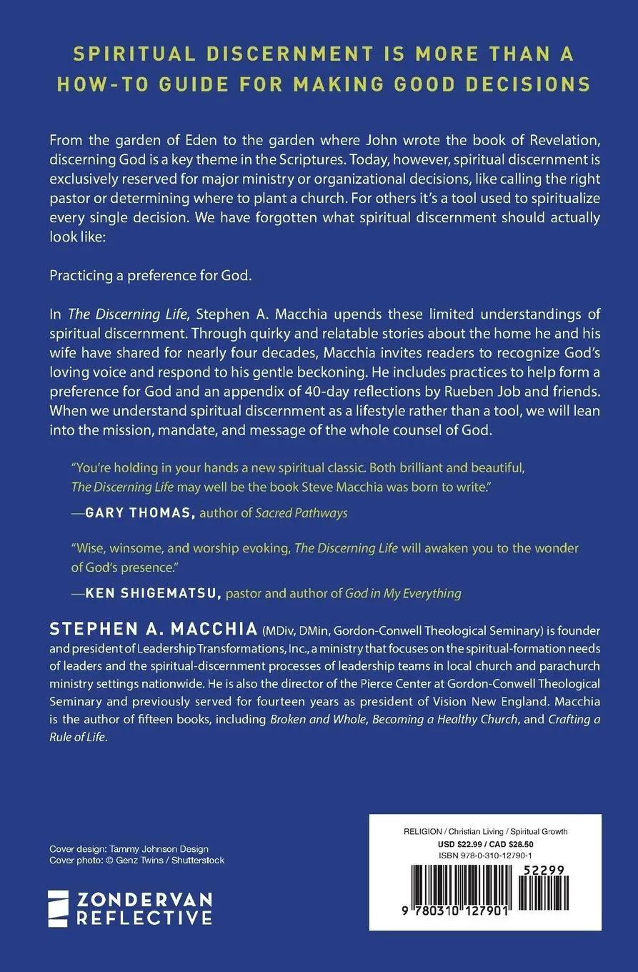 Rückseite: 9780310127901 | The Discerning Life | An Invitation to Notice God in Everything | Buch