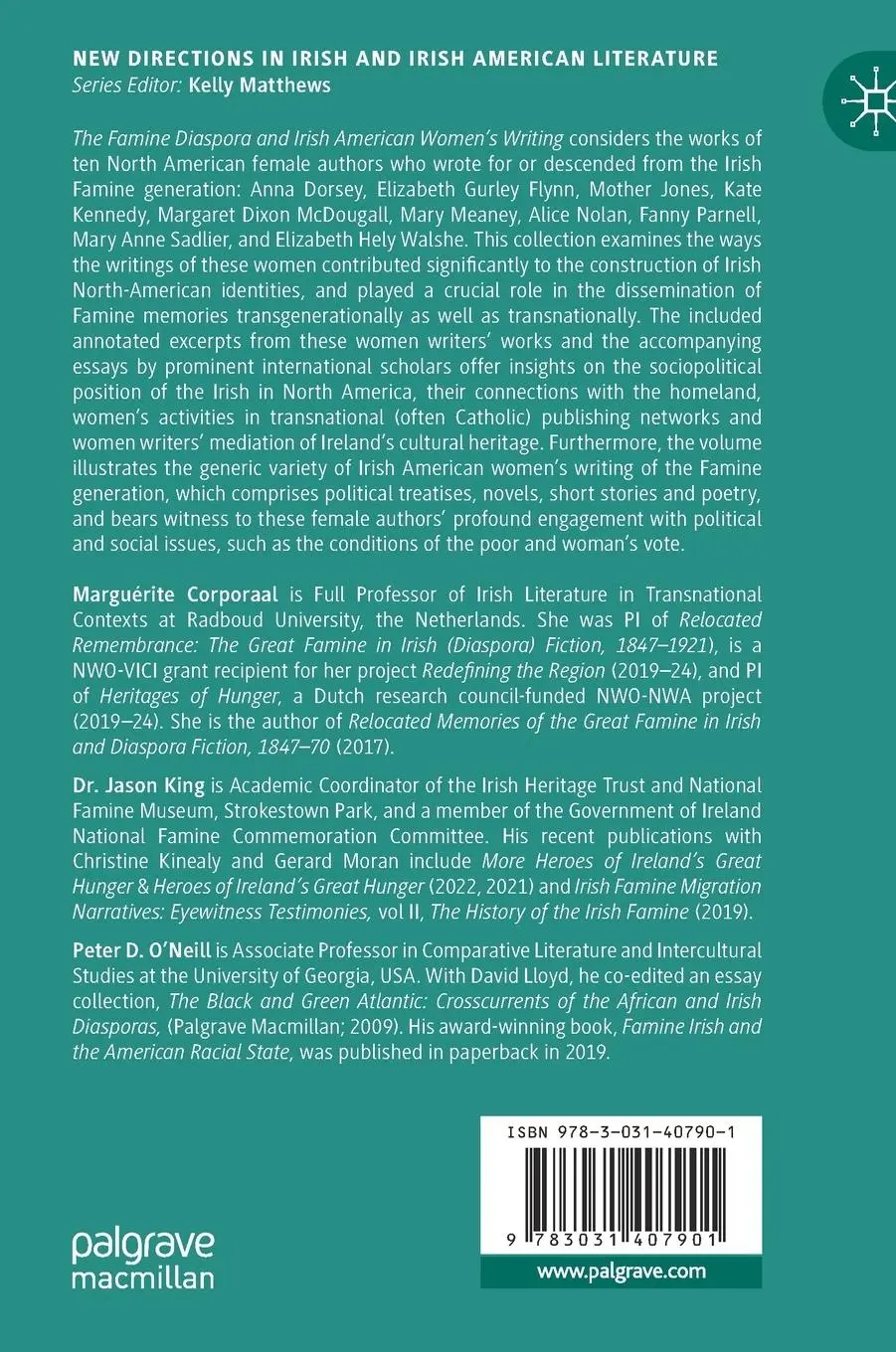 Rückseite: 9783031407901 | The Famine Diaspora and Irish American Women's Writing | Buch | ix