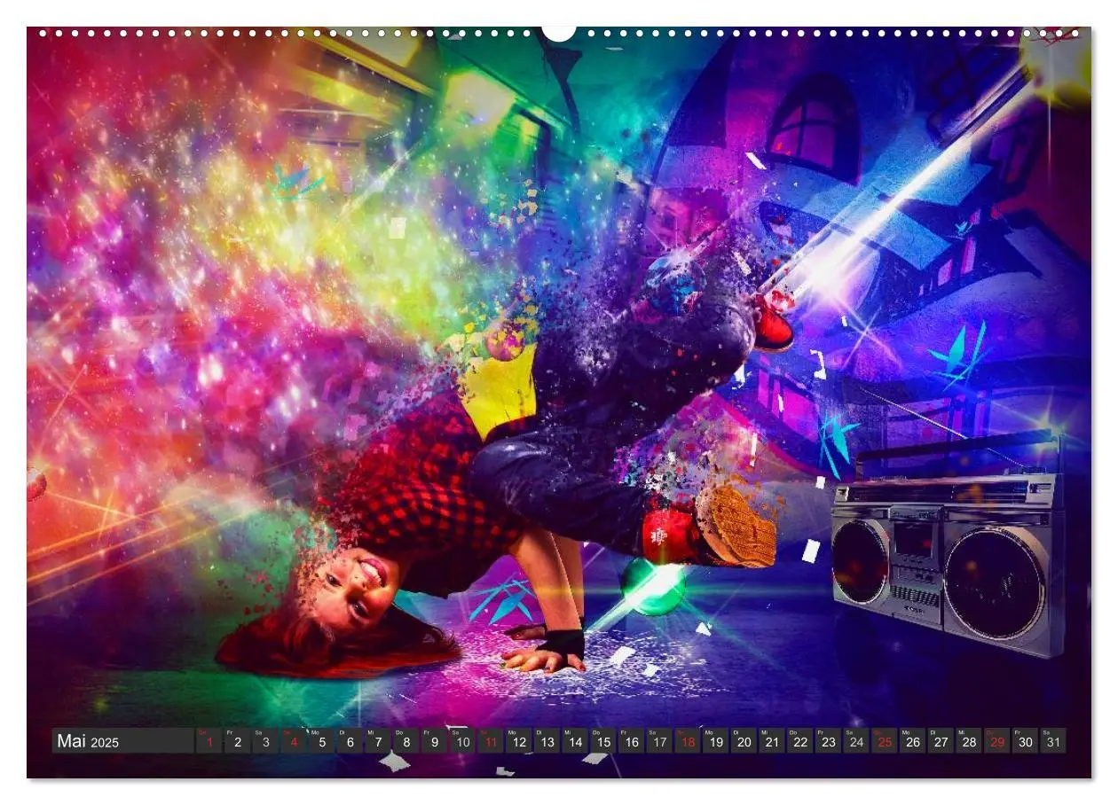 Bild: 9783435597901 | Break Dance (hochwertiger Premium Wandkalender 2025 DIN A2 quer),...