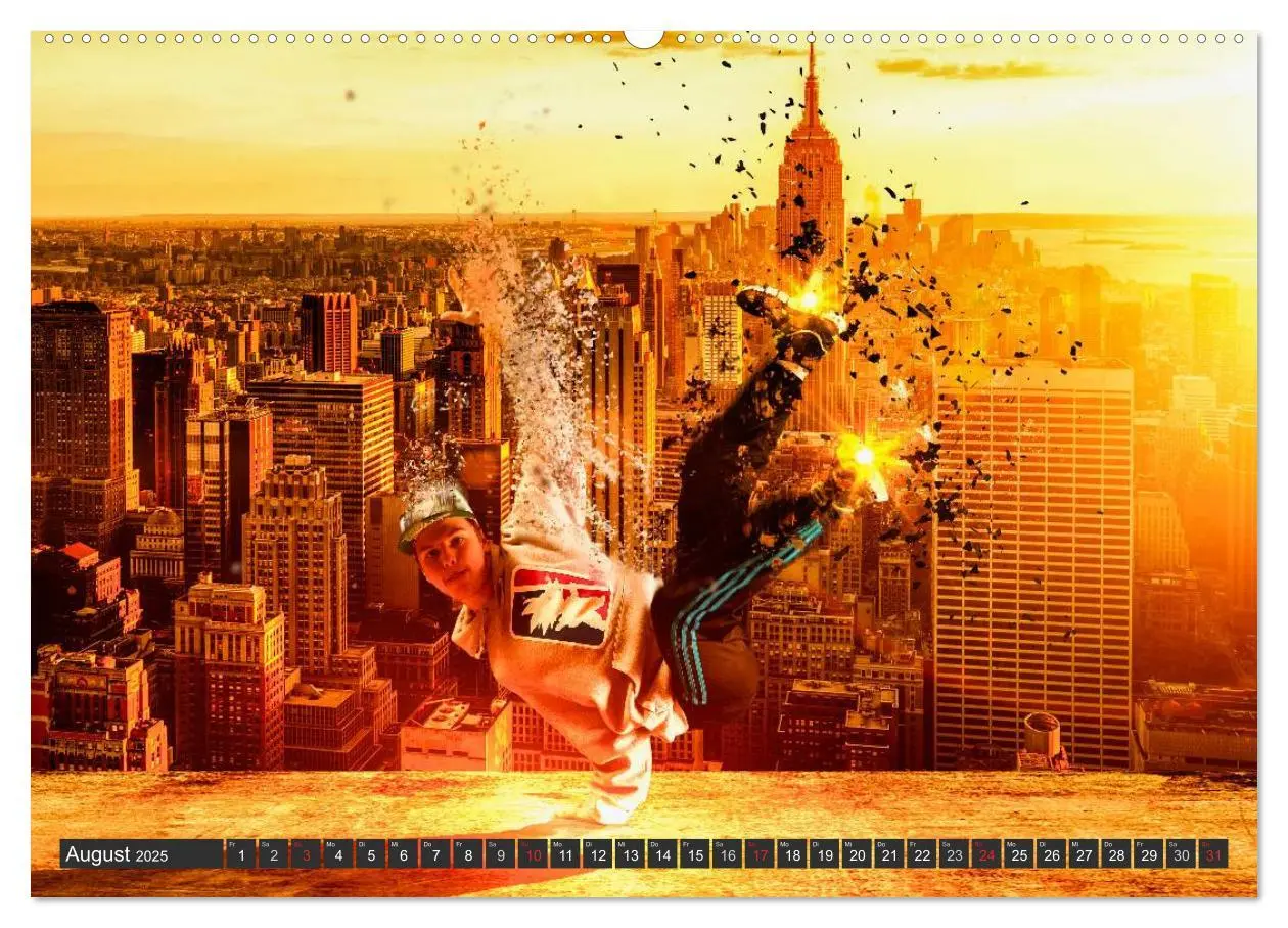 Bild: 9783435597901 | Break Dance (hochwertiger Premium Wandkalender 2025 DIN A2 quer),...