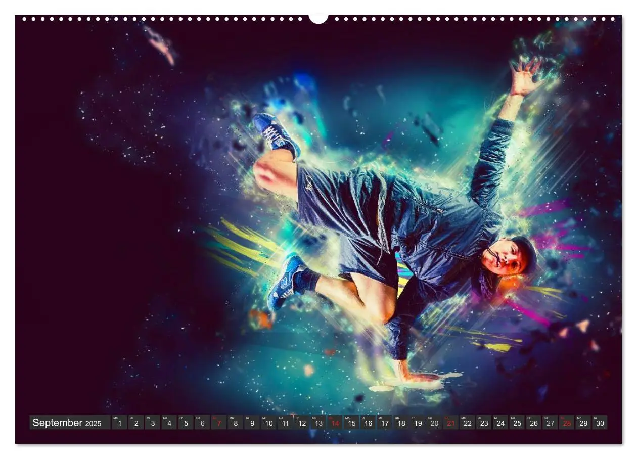 Bild: 9783435597901 | Break Dance (hochwertiger Premium Wandkalender 2025 DIN A2 quer),...