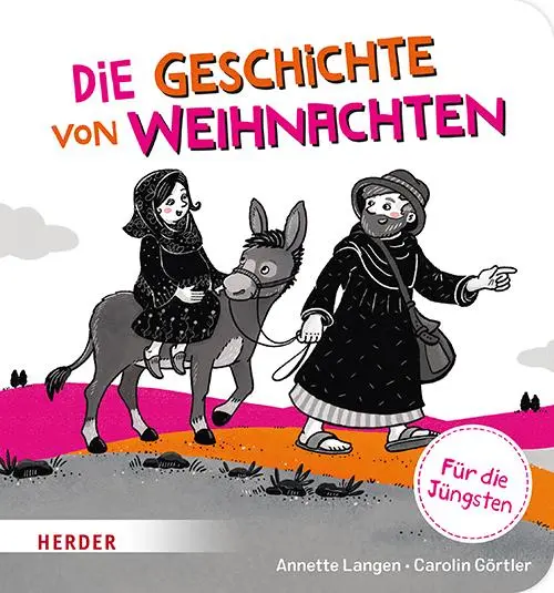 Cover: 9783451717901 | Die Geschichte von Weihnachten Kontrastbuch (Pappbilderbuch) | Langen
