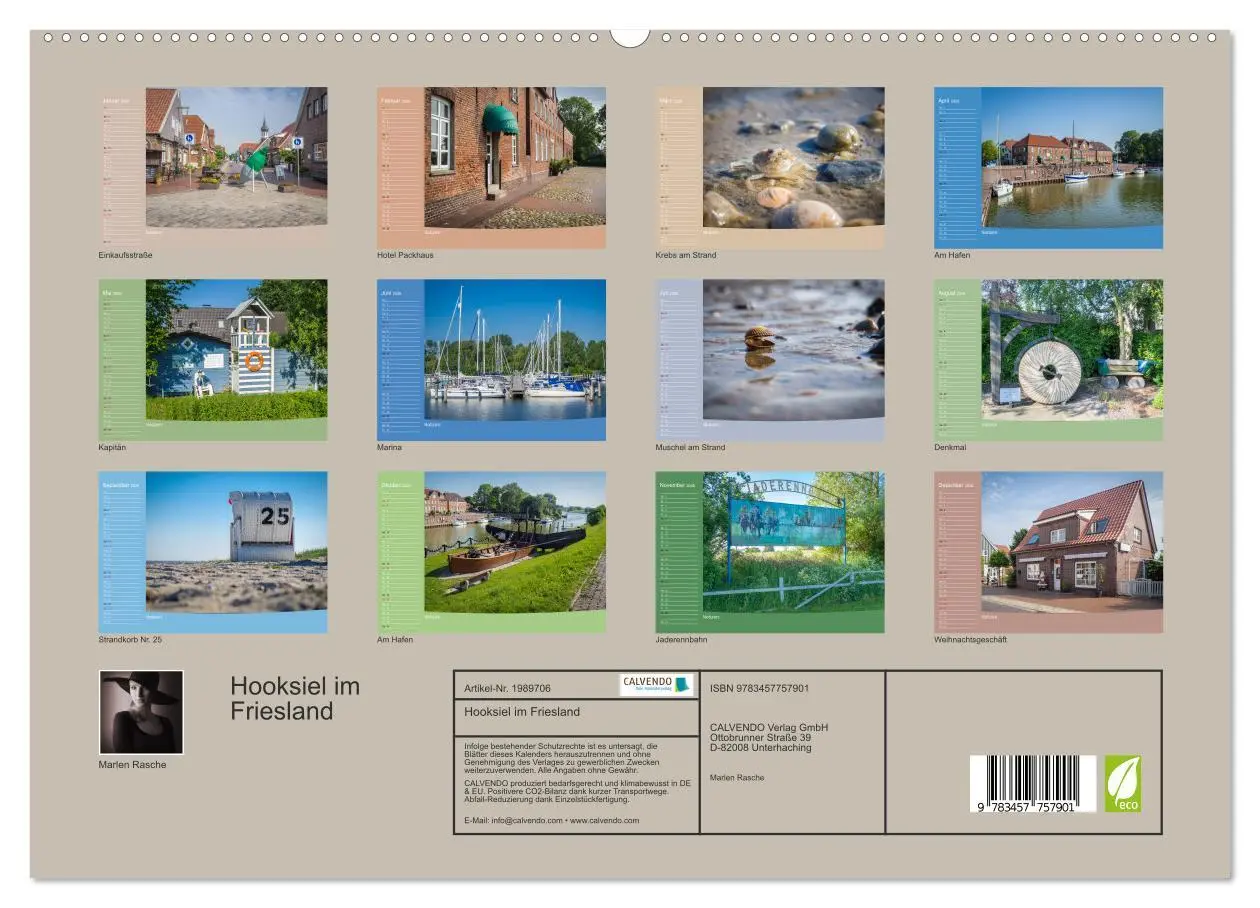 Bild: 9783457757901 | Hooksiel im Friesland (hochwertiger Premium Wandkalender 2026 DIN...