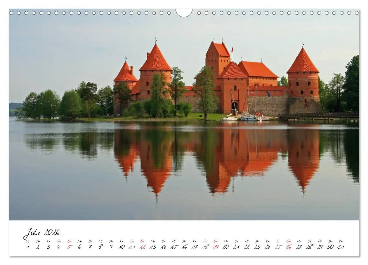 Bild: 9783516087901 | Litauen und Lettland (Wandkalender 2026 DIN A3 quer), CALVENDO...