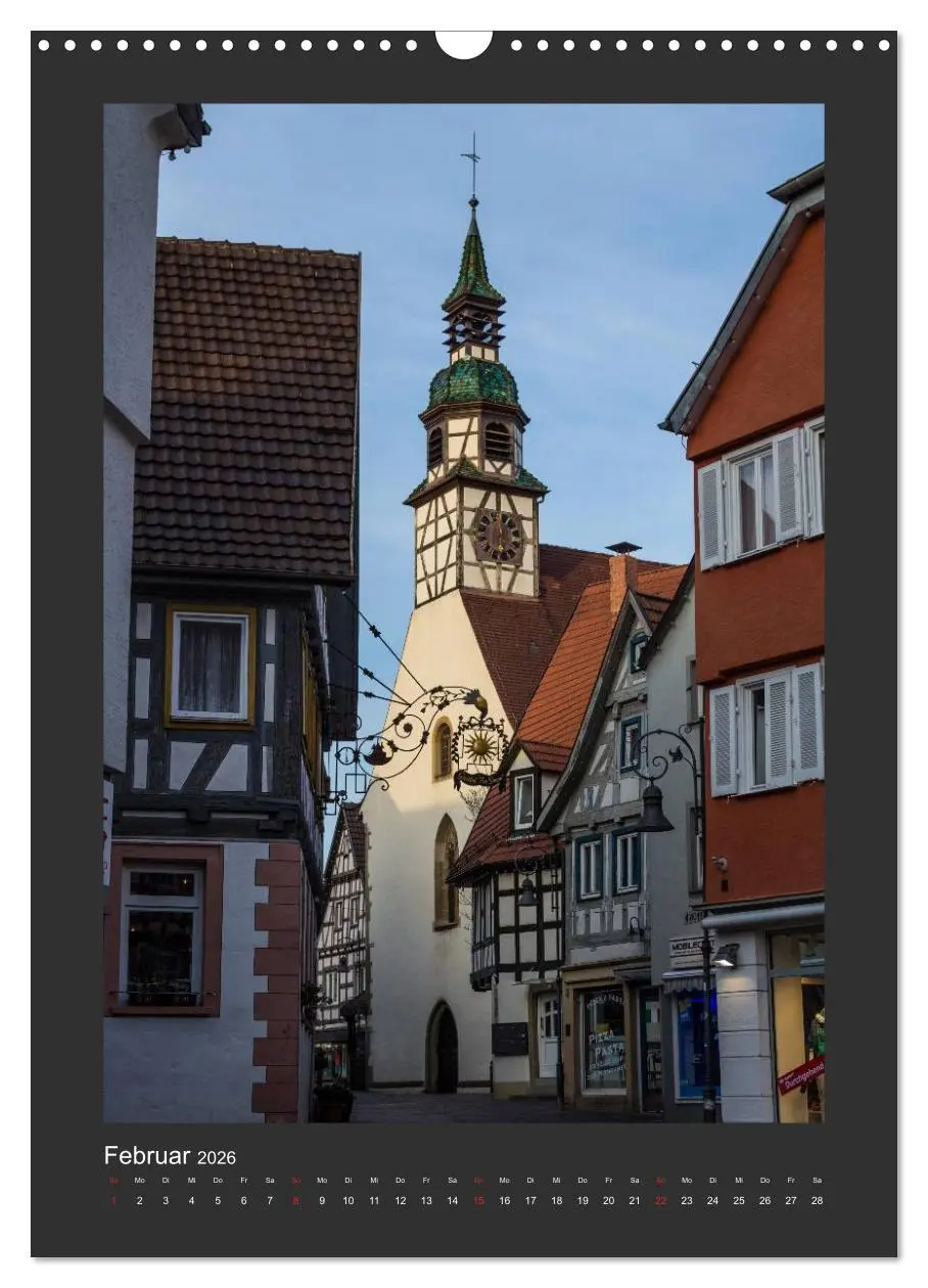 Bild: 9783516467901 | Waiblingen - Spaziergang durch die Altstadt (Wandkalender 2026 DIN...