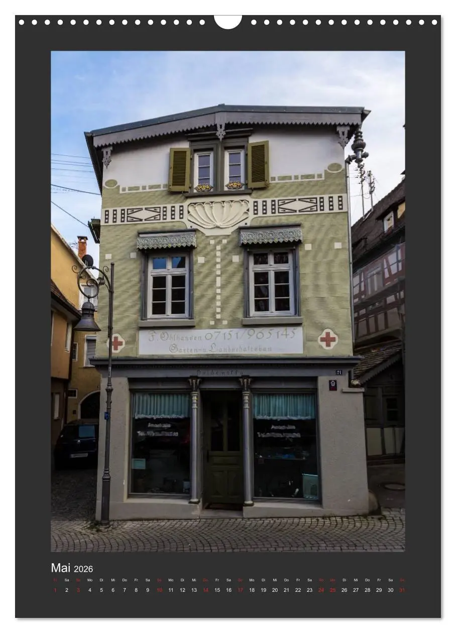 Bild: 9783516467901 | Waiblingen - Spaziergang durch die Altstadt (Wandkalender 2026 DIN...