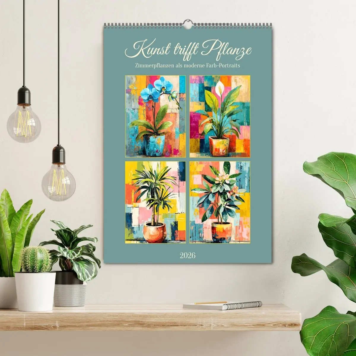 Bild: 9783516607901 | Kunst trifft Pflanze. Zimmerpflanzen als moderne Farb-Portraits...