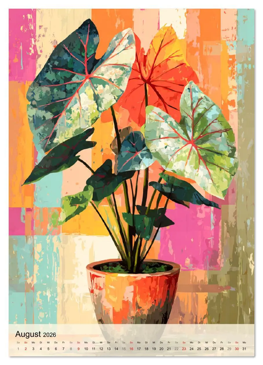 Bild: 9783516607901 | Kunst trifft Pflanze. Zimmerpflanzen als moderne Farb-Portraits...