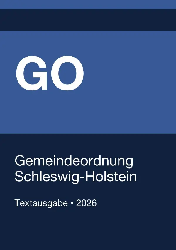 Cover: 9783565357901 | GO - Gemeindeordnung Schleswig-Holstein 2026 | Gesetze24 Deutschland