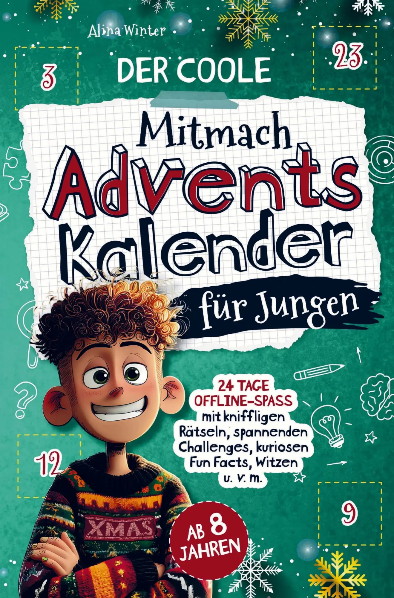 Cover: 9789403837901 | Der coole Mitmach-Adventskalender für Jungen | Alina Winter | Buch