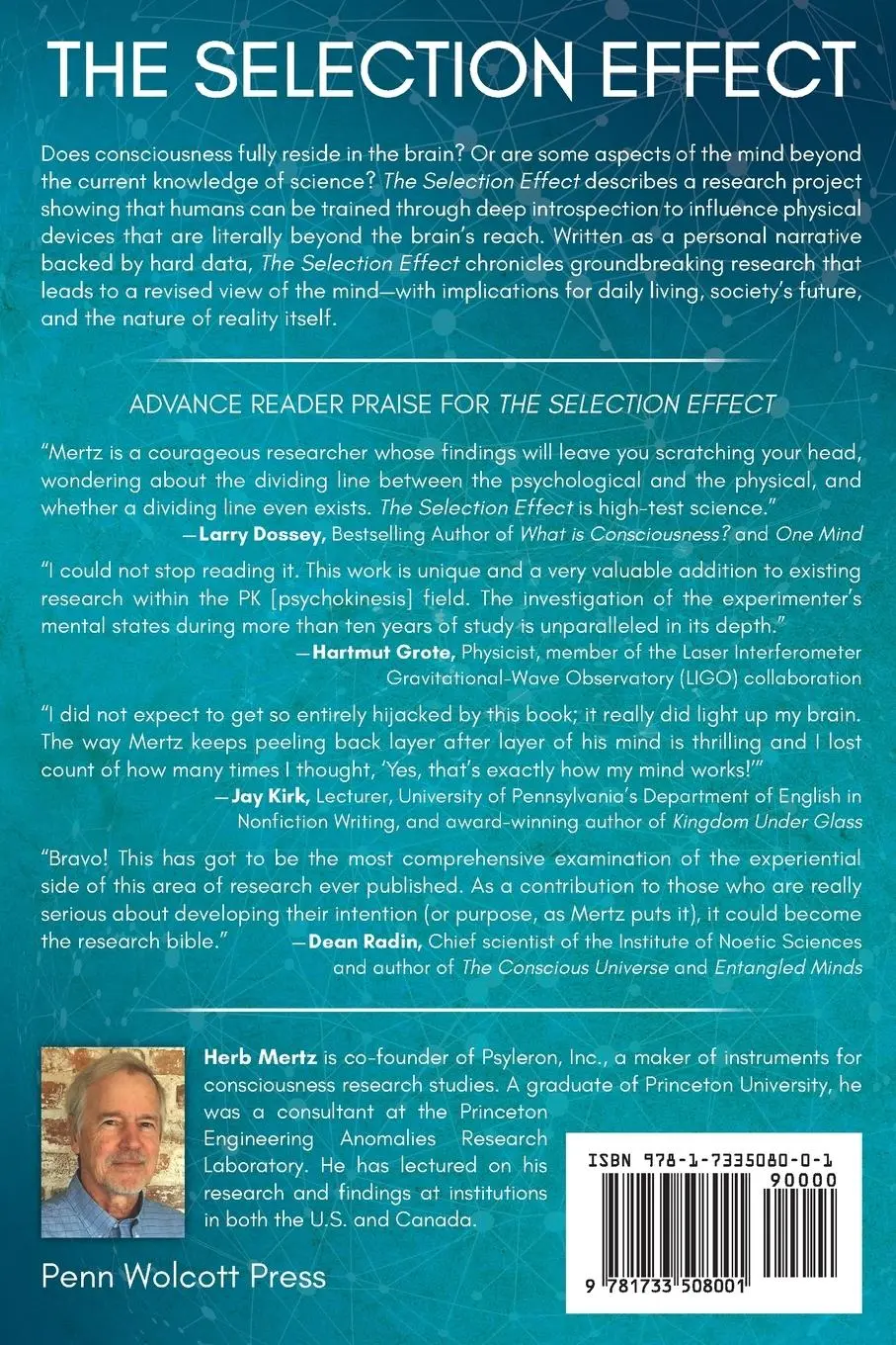 Rückseite: 9781733508001 | The Selection Effect | How Consciousness Shapes Reality | Herb Mertz