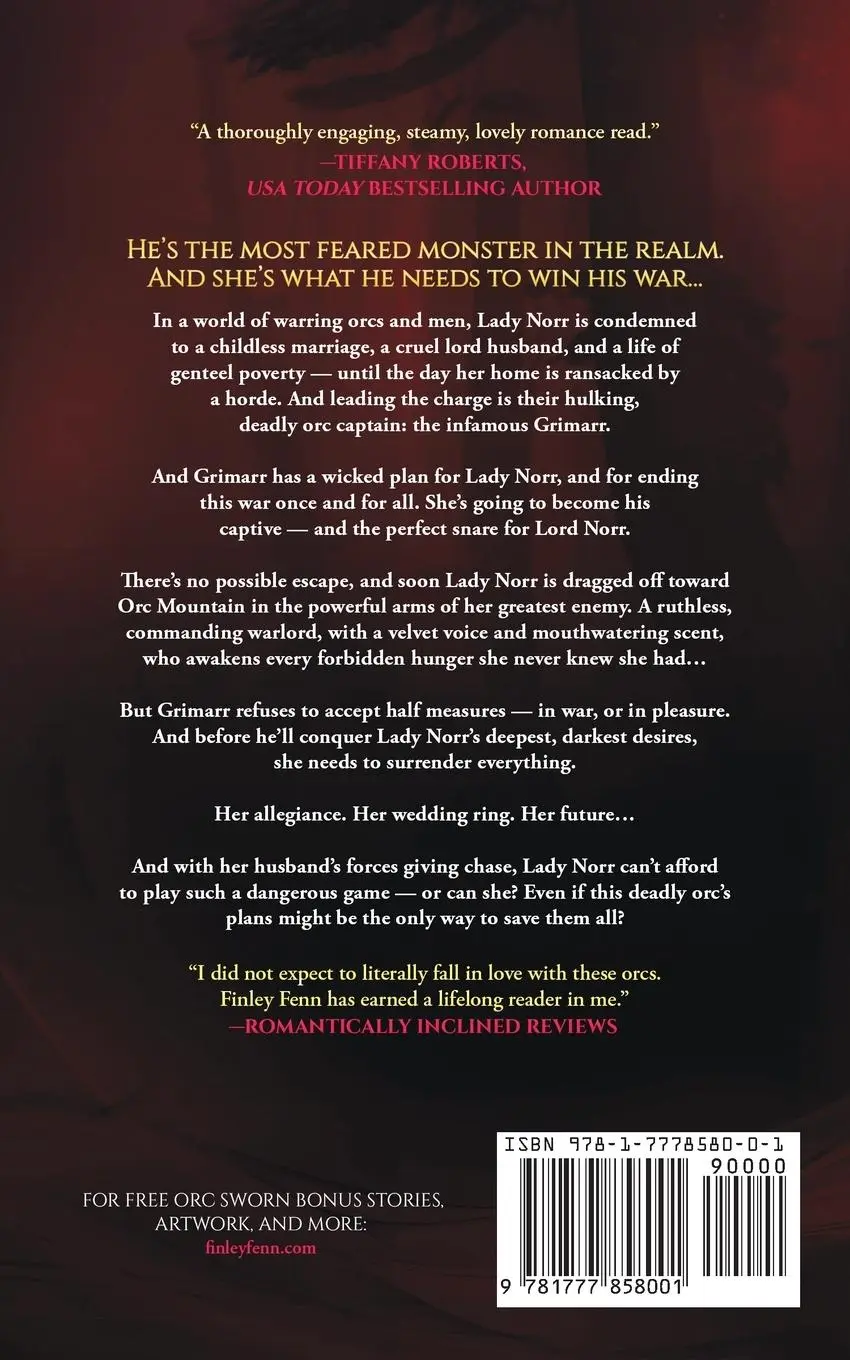 Rückseite: 9781777858001 | The Lady and the Orc | A Monster Fantasy Romance | Finley Fenn | Buch
