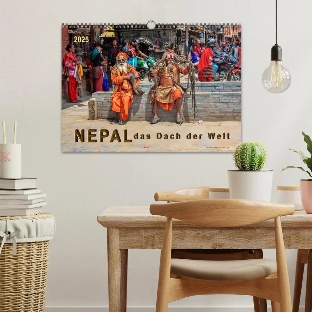 Bild: 9783435558001 | Nepal - das Dach der Welt (Wandkalender 2025 DIN A3 quer), CALVENDO...