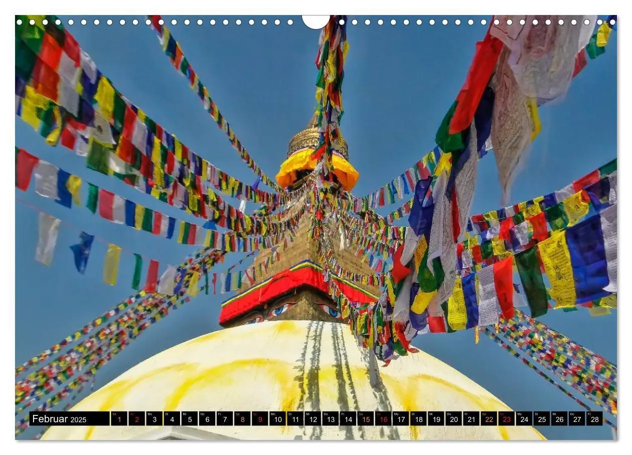 Bild: 9783435558001 | Nepal - das Dach der Welt (Wandkalender 2025 DIN A3 quer), CALVENDO...
