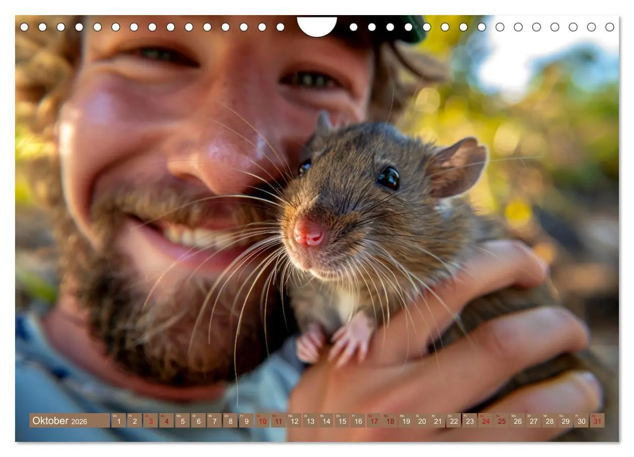 Bild: 9783457338001 | Mein bester Kumpel ist eine Ratte (Wandkalender 2026 DIN A4 quer),...