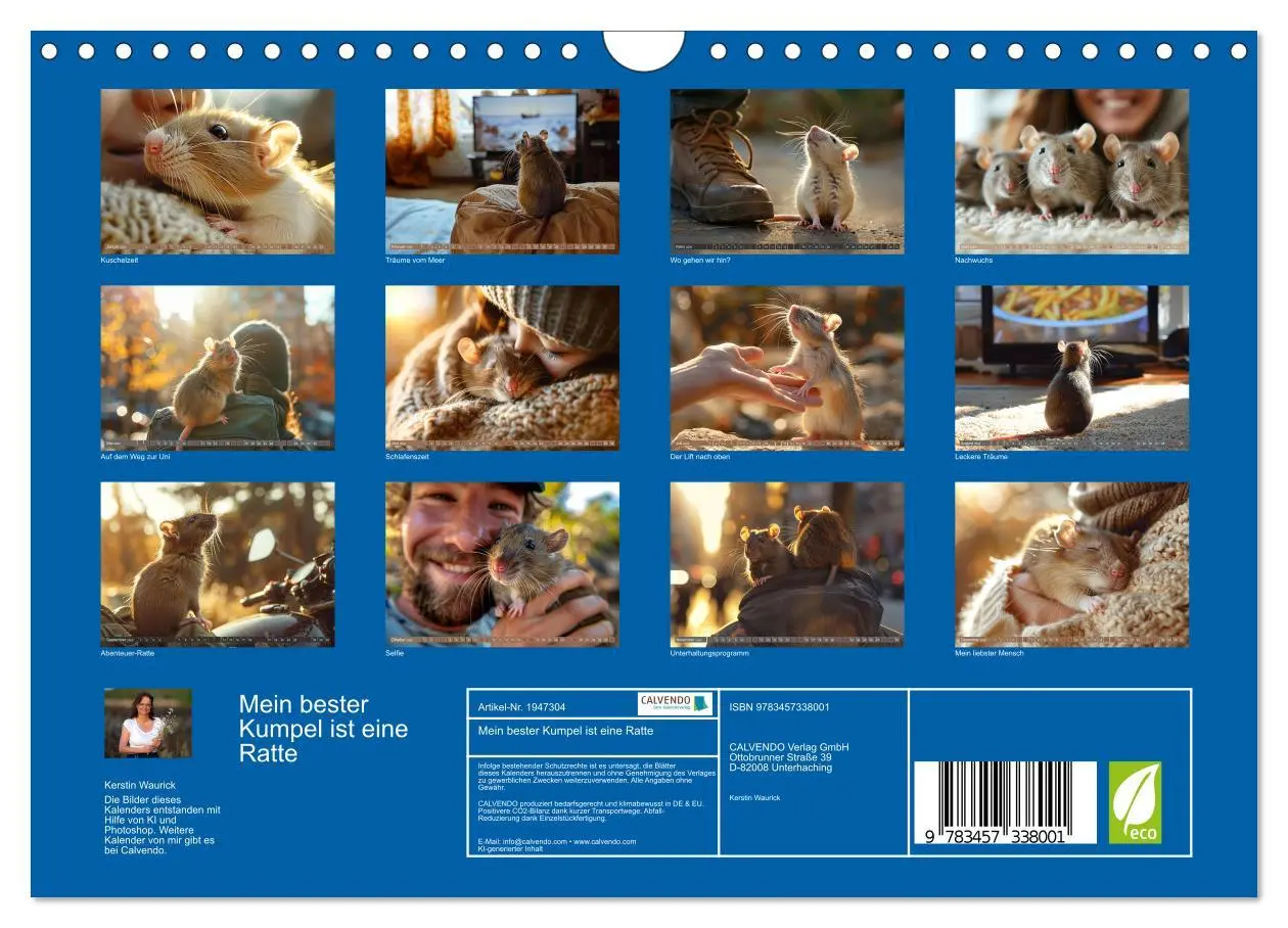 Bild: 9783457338001 | Mein bester Kumpel ist eine Ratte (Wandkalender 2026 DIN A4 quer),...