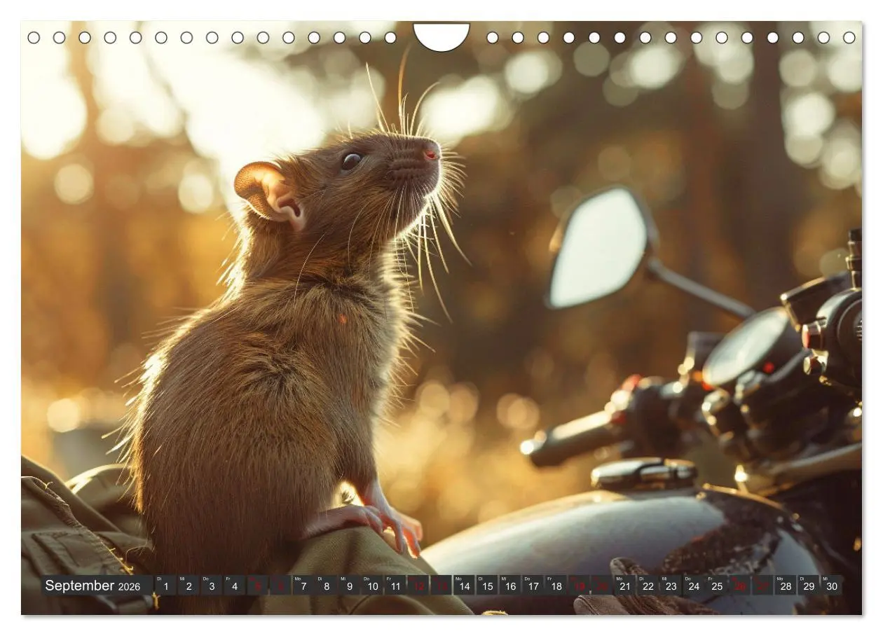 Bild: 9783457338001 | Mein bester Kumpel ist eine Ratte (Wandkalender 2026 DIN A4 quer),...