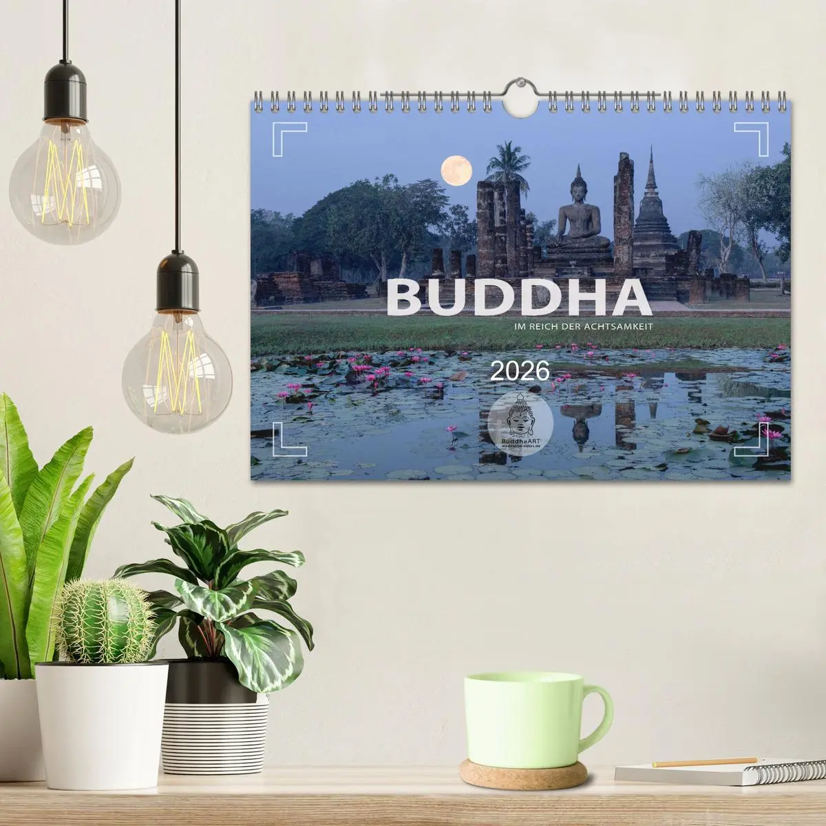 Bild: 9783457578001 | BUDDHA - Im Reich der Achtsamkeit (Wandkalender 2026 DIN A4 quer),...