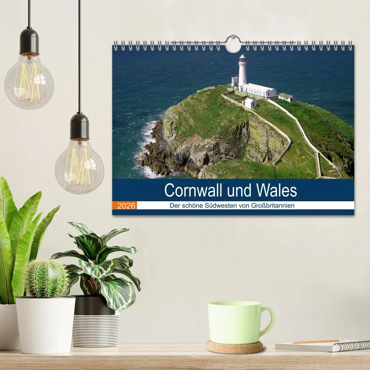 Bild: 9783457888001 | Cornwall und Wales (Wandkalender 2026 DIN A4 quer), CALVENDO...