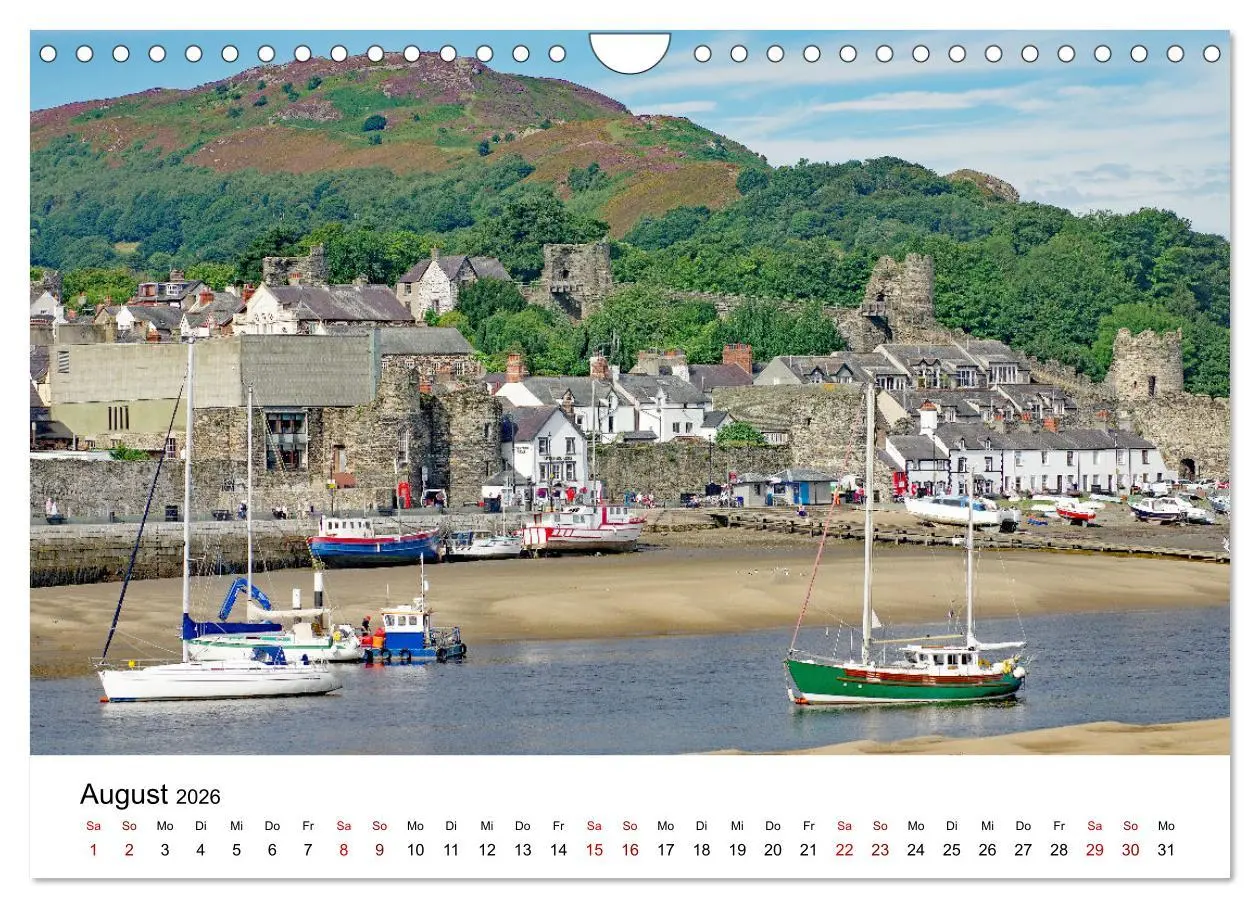 Bild: 9783457888001 | Cornwall und Wales (Wandkalender 2026 DIN A4 quer), CALVENDO...