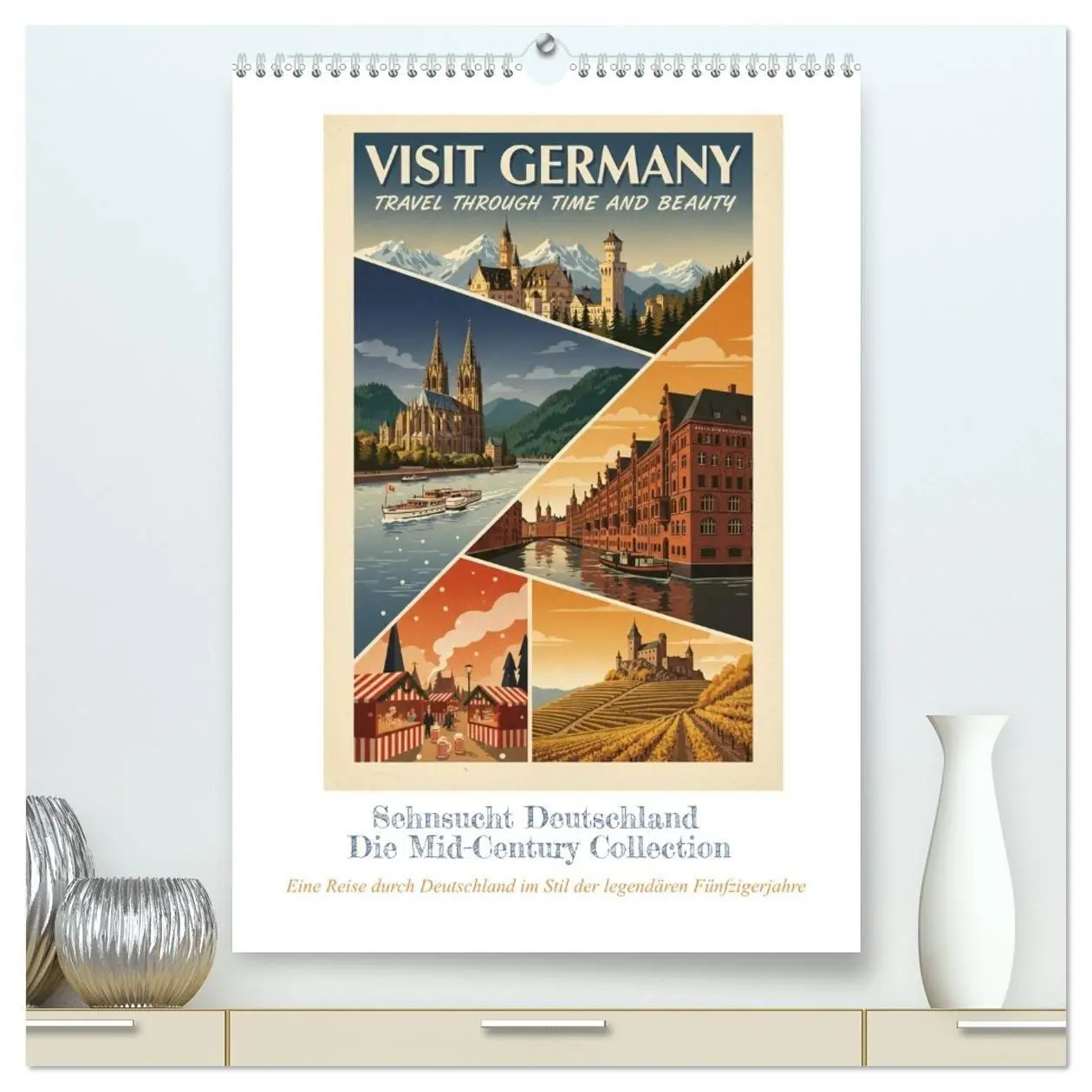 Cover: 9783516808001 | Sehnsucht Deutschland - Die Mid-Century Collection (hochwertiger...