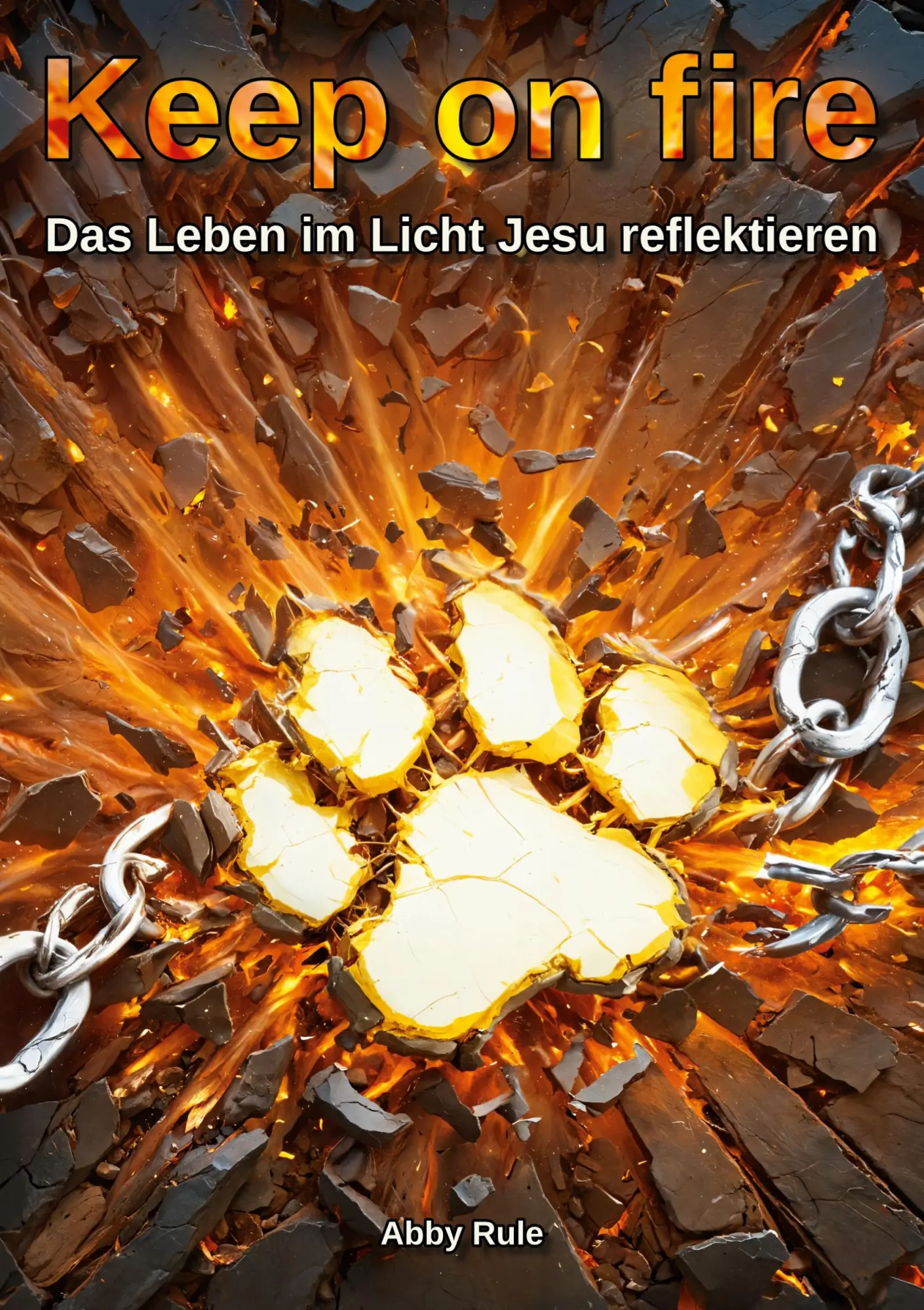 Cover: 9783769358001 | Keep on fire | Das Leben im Licht Jesu reflektieren | Abby Rule | Buch