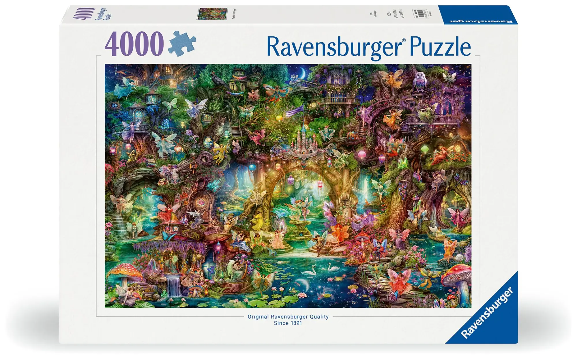 Cover: 4005555008101 | Erwachsenenpuzzle 4000 Teile - Die verborgene Welt der Feen | Spiel