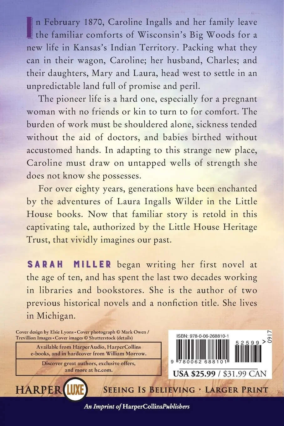 Rückseite: 9780062688101 | Caroline LP | Sarah Miller | Taschenbuch | Kartoniert / Broschiert