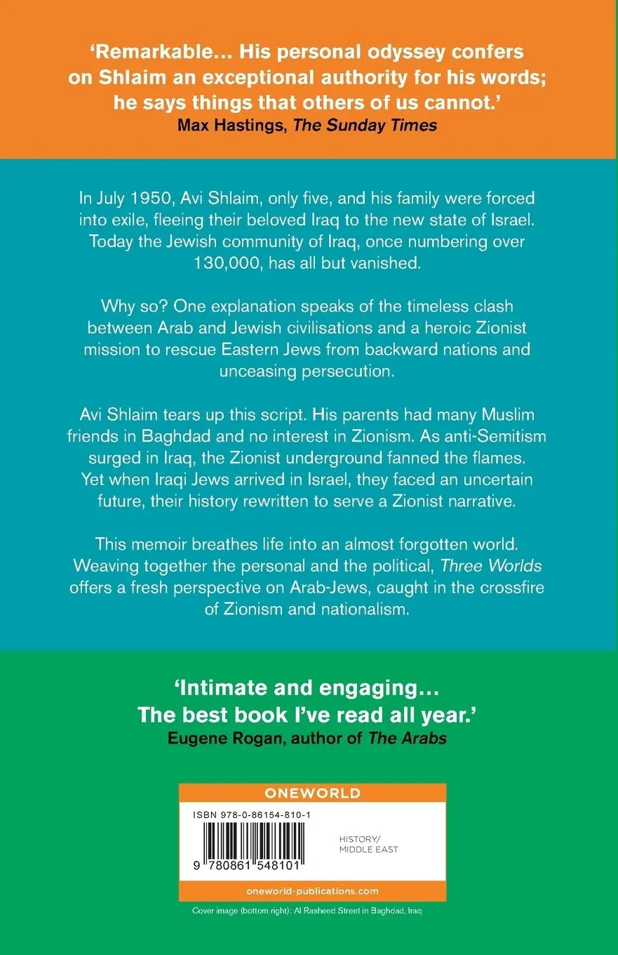 Rückseite: 9780861548101 | Three Worlds | Avi Shlaim | Taschenbuch | Englisch | 2024