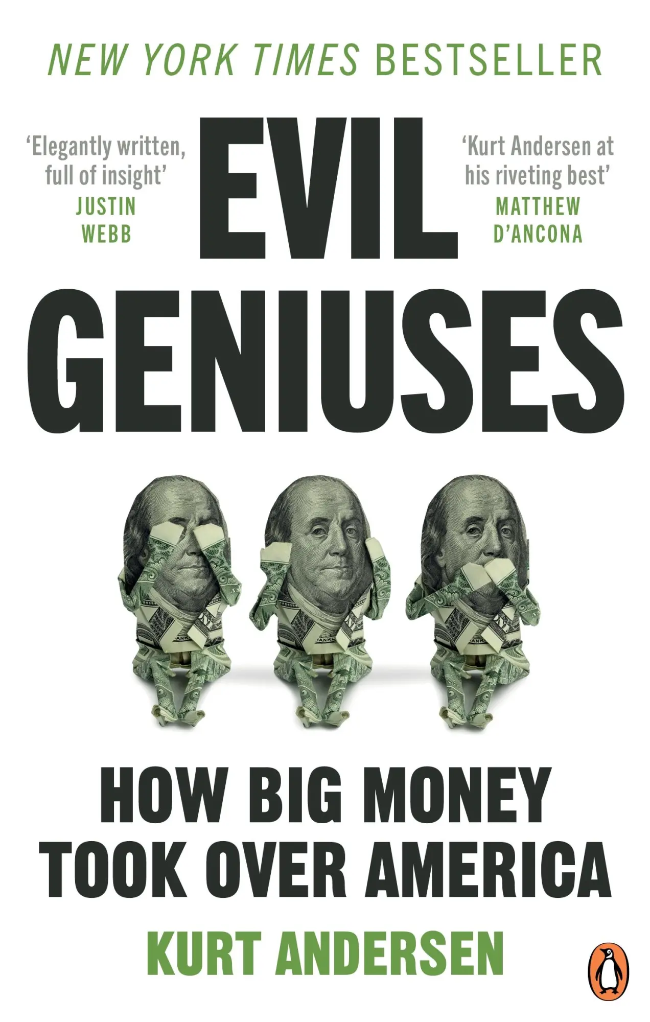 Cover: 9781529108101 | Evil Geniuses | The Unmaking of America - A Recent History | Andersen