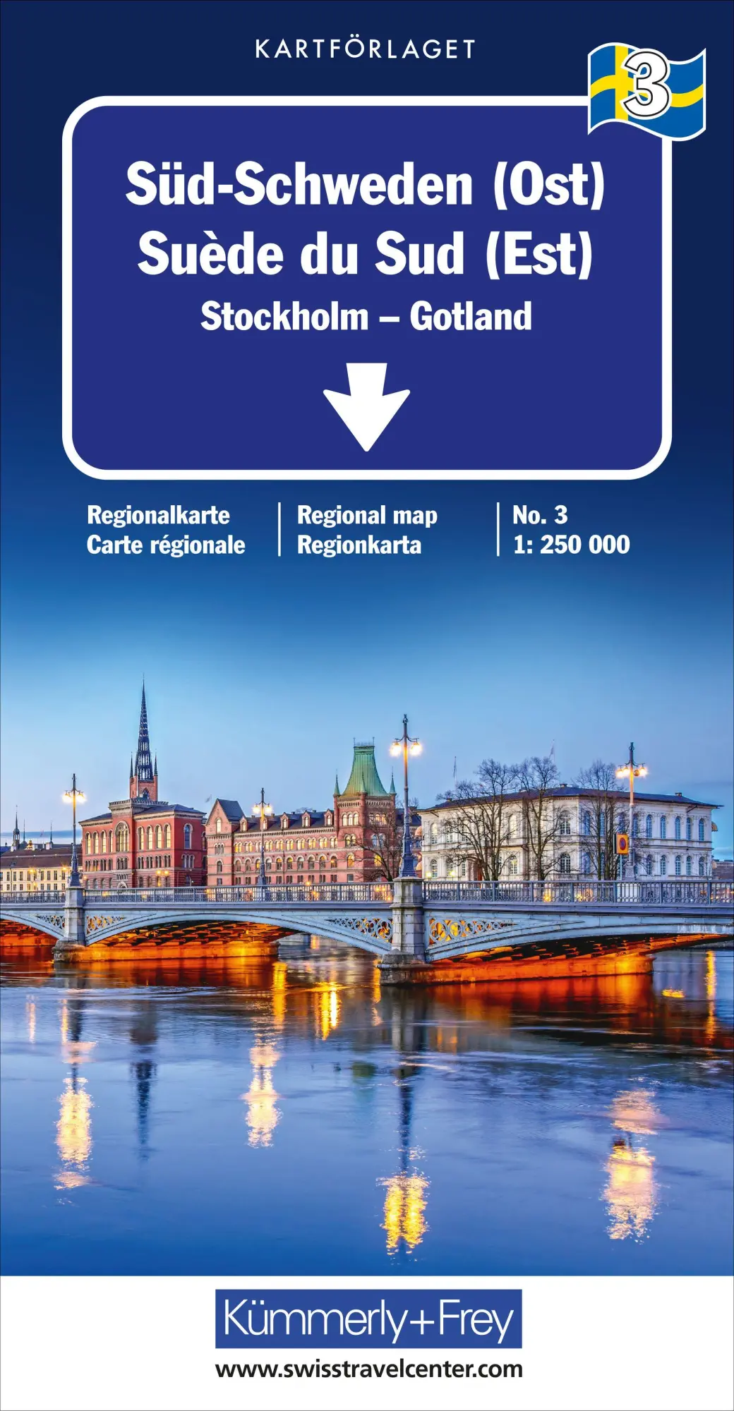 Cover: 9783259018101 | Süd-Schweden (Ost) Nr. 03 Regionalkarte Schweden 1:250 000 | AG | 2022