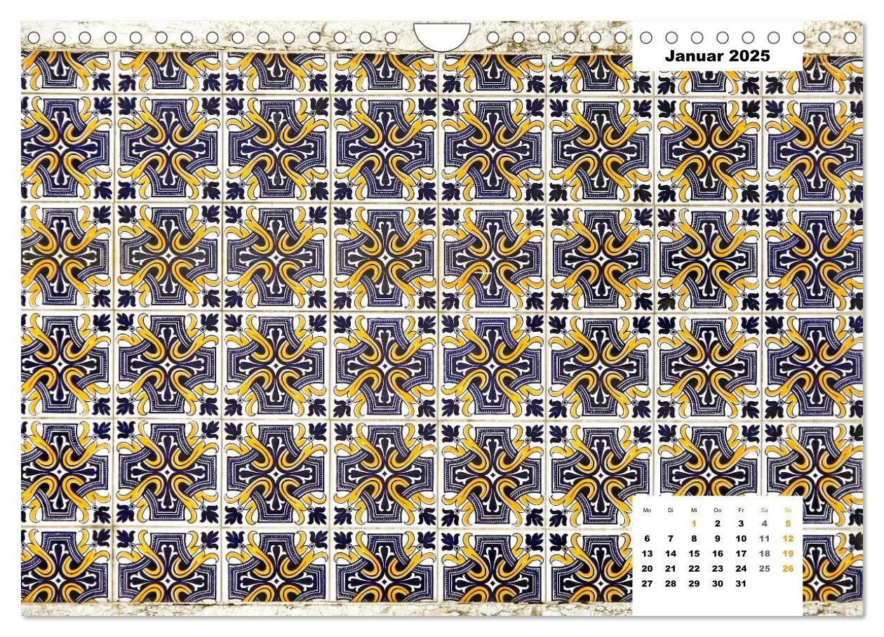 Bild: 9783435308101 | Lissabons Azulejos (Wandkalender 2025 DIN A4 quer), CALVENDO...