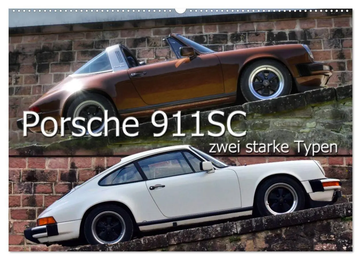Cover: 9783516038101 | Porsche 911SC - zwei starke Typen (Wandkalender 2026 DIN A2 quer),...
