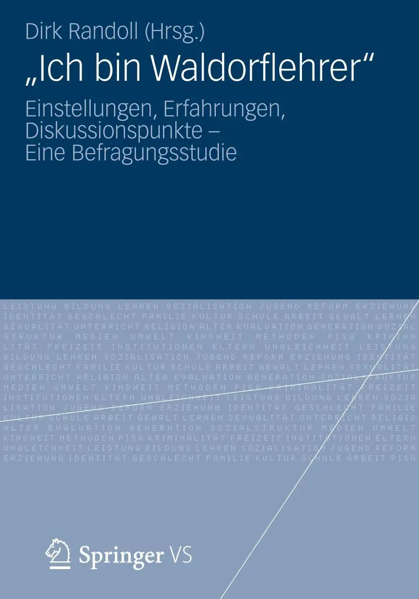 Cover: 9783531198101 | "Ich bin Waldorflehrer" | Dirk Randoll | Taschenbuch | vii | Deutsch