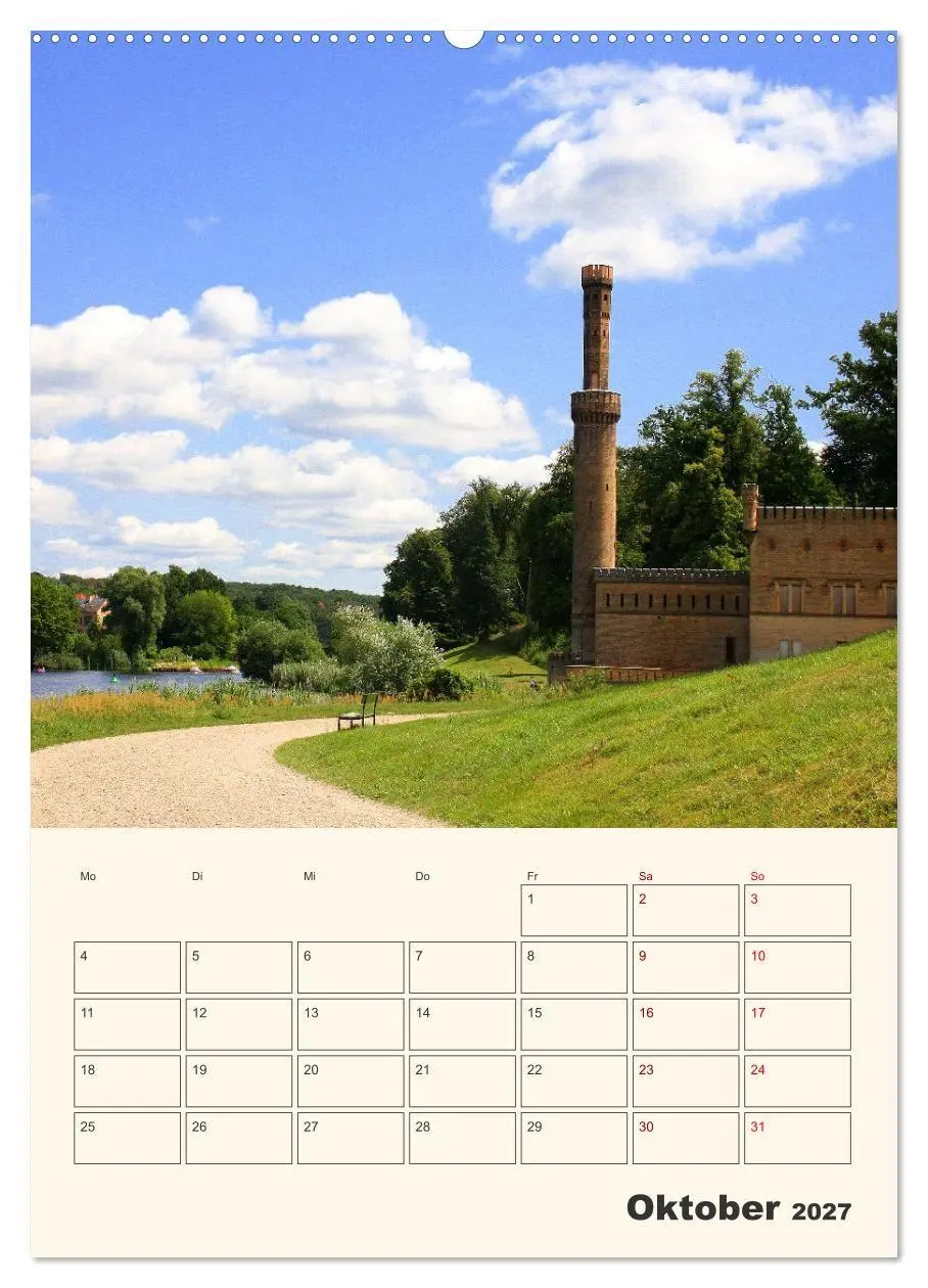 Bild: 9783569438101 | Park Sanssouci und Park Babelsberg (Wandkalender 2027 DIN A2 hoch),...