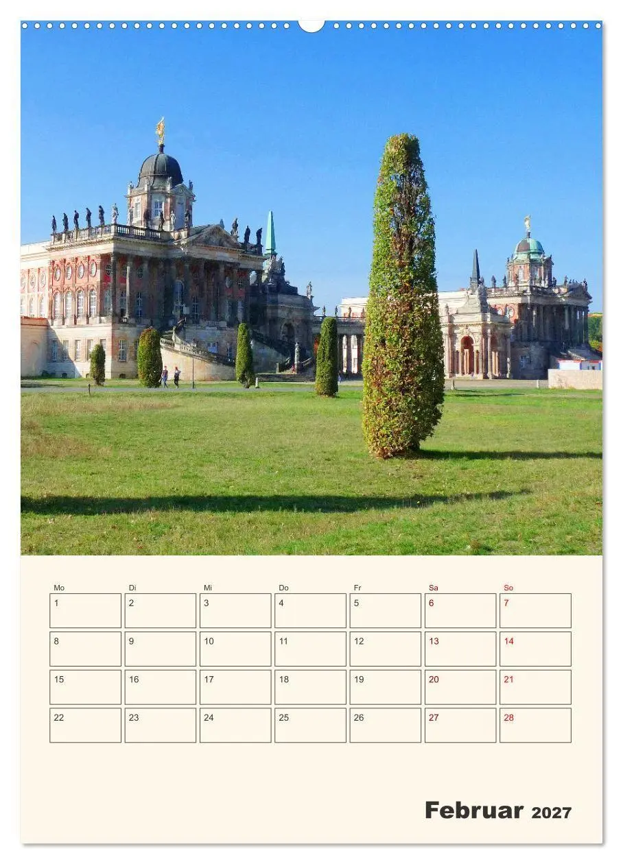 Bild: 9783569438101 | Park Sanssouci und Park Babelsberg (Wandkalender 2027 DIN A2 hoch),...