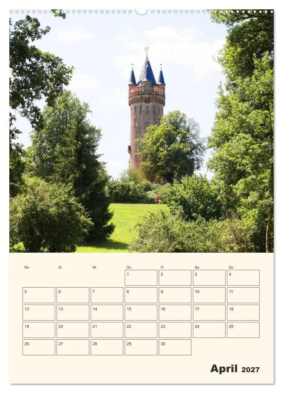 Bild: 9783569438101 | Park Sanssouci und Park Babelsberg (Wandkalender 2027 DIN A2 hoch),...