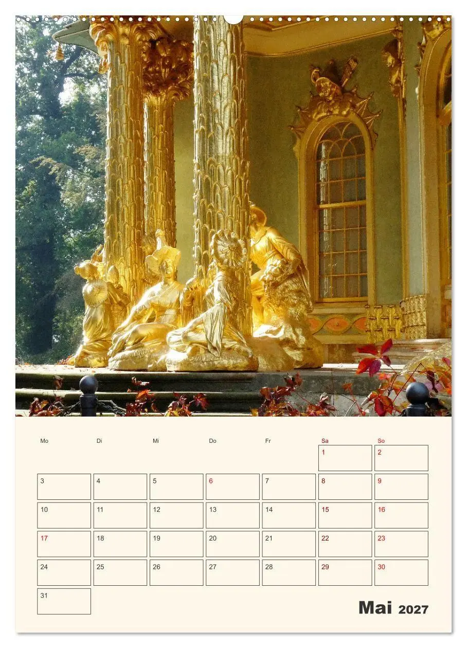 Bild: 9783569438101 | Park Sanssouci und Park Babelsberg (Wandkalender 2027 DIN A2 hoch),...
