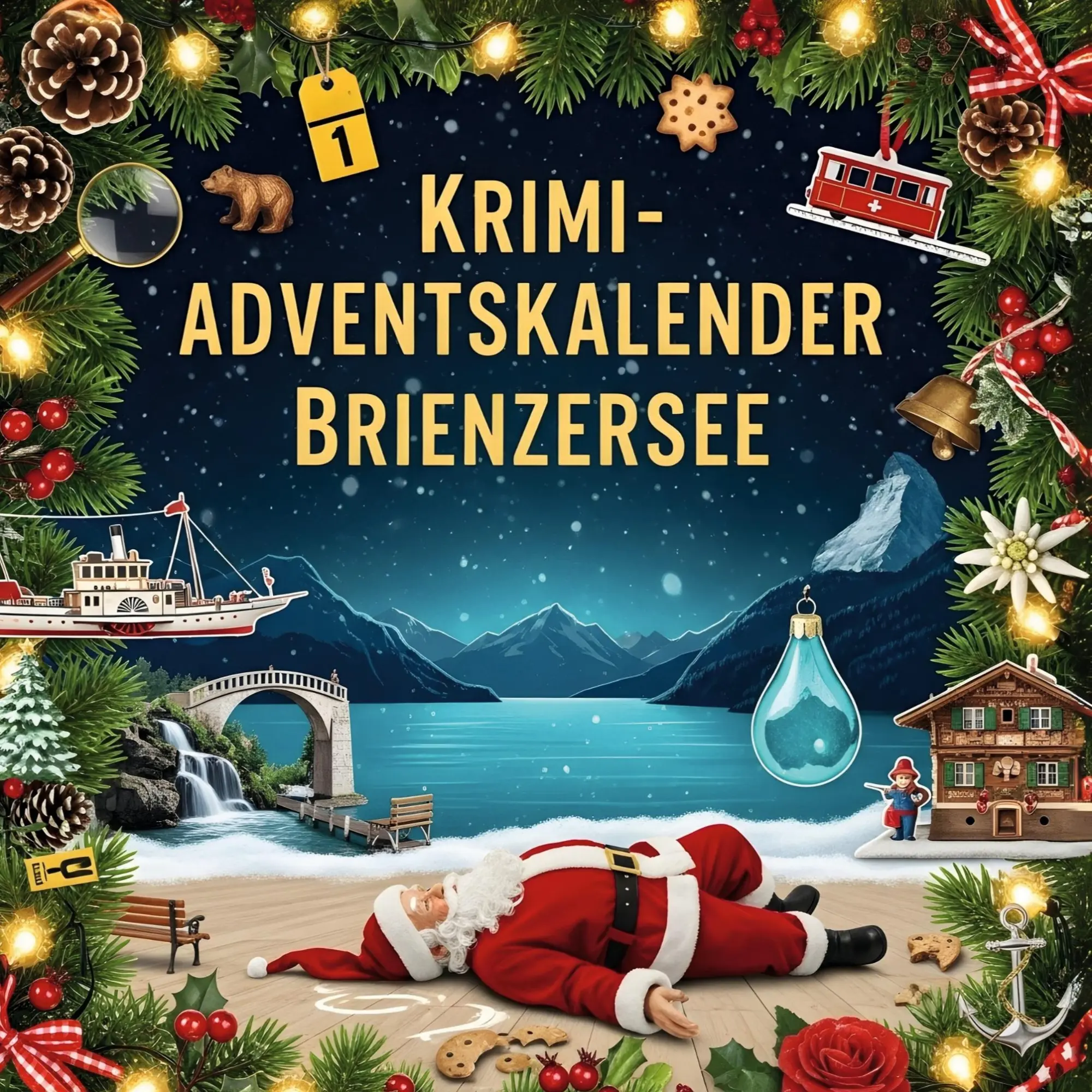 Cover: 9783695308101 | Der Krimi-Adventskalender Brienzersee | Mordsverdächtig in 24 Akten