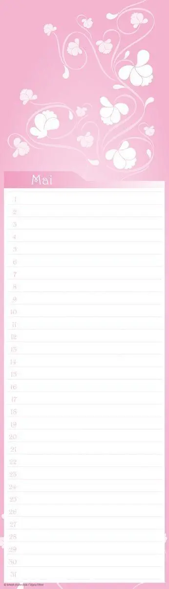 Bild: 9783867598101 | Geburtstagskalender Floral mini immerwährend | Kalender | 14 S.