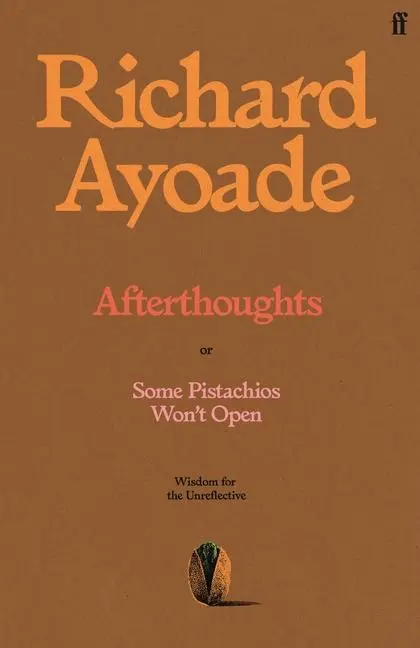 Cover: 9780571398201 | Afterthoughts | Wisdom for the Unreflective | Richard Ayoade | Buch