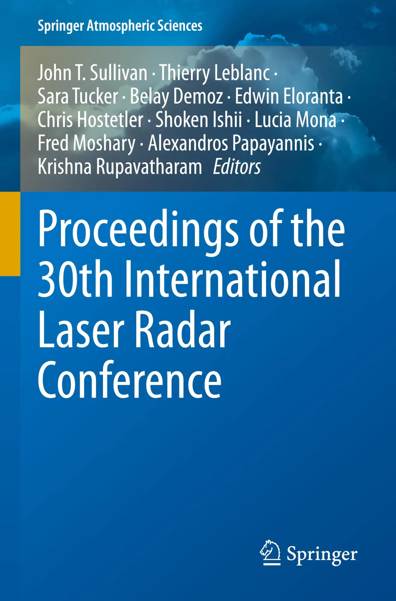 Cover: 9783031378201 | Proceedings of the 30th International Laser Radar Conference | Buch